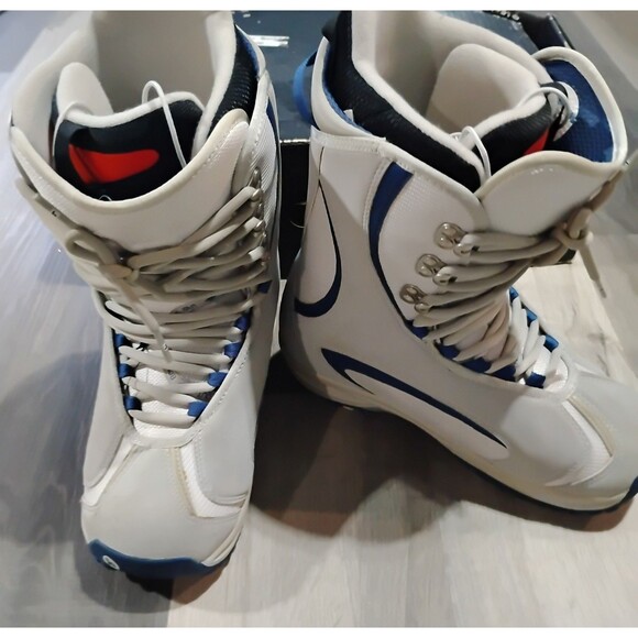 BURTON Men's Ruler Snowboard Boots Size 8.5 Shoe Sport Athlete Gray Blue - Picture 2 of 11